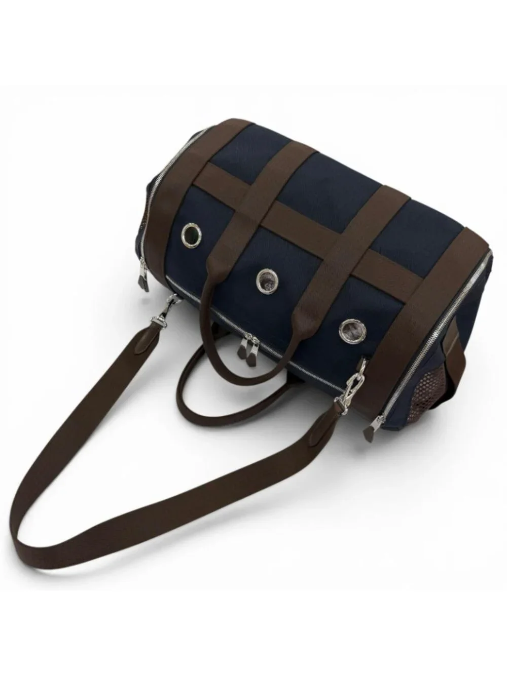 Hermes 2-Way Dog Carrier Pet Shoulder Bag Towarmitari Navy
